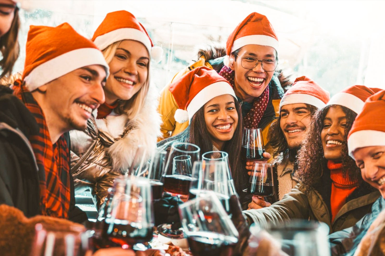 Christmas Party Limerick The Top House Annacotty Castletroy Finger Food Set Menu Santa Hats Staff Party